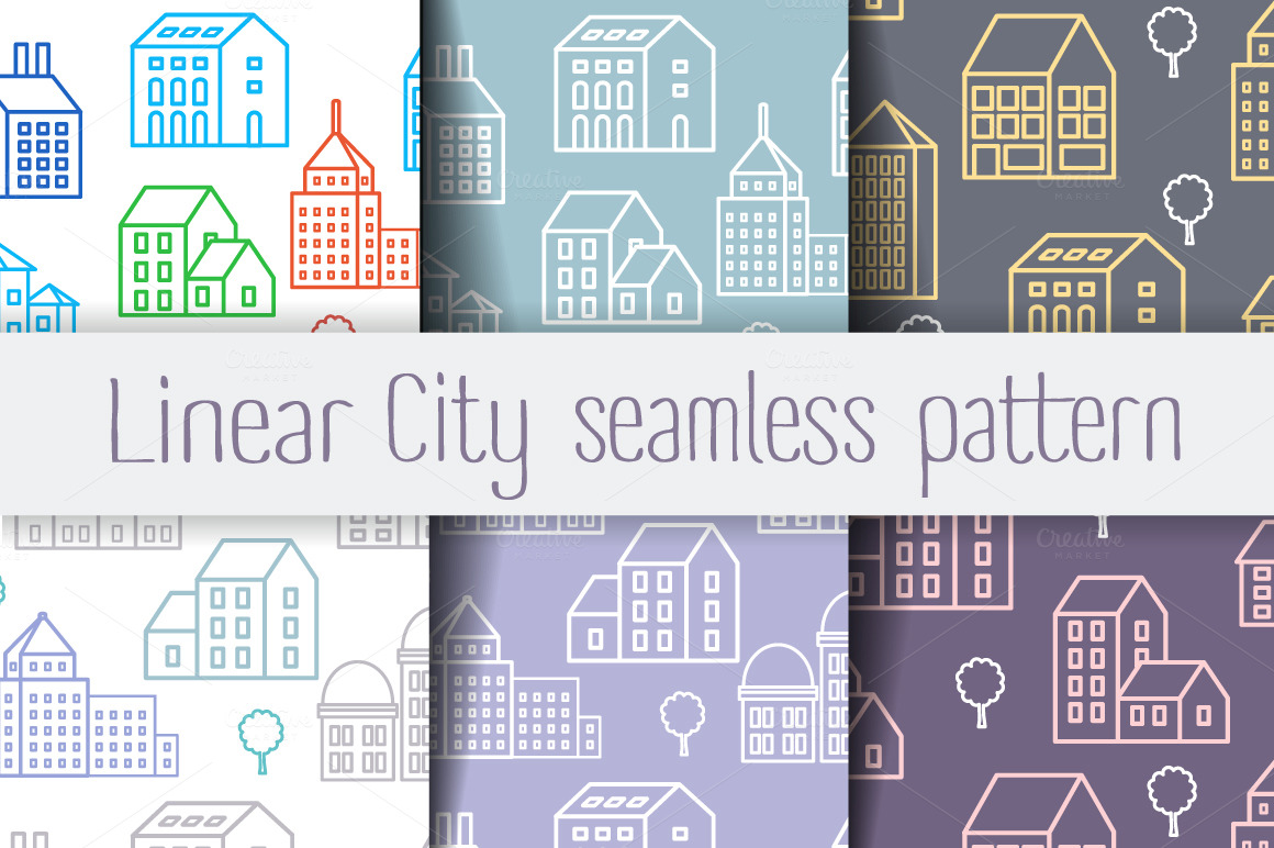 Linear city pattern